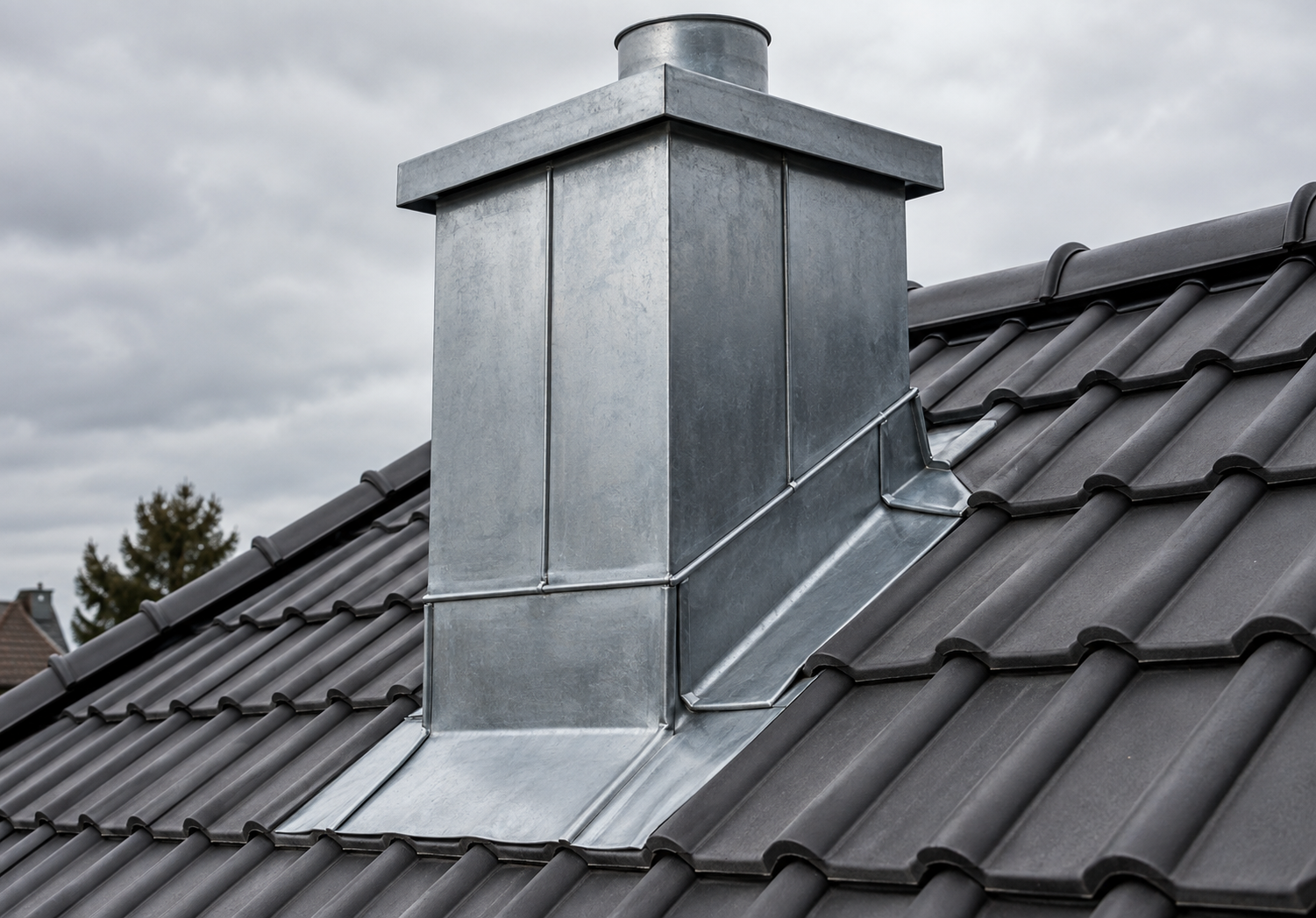 Schornsteinverkleidung aus Metall von Spille